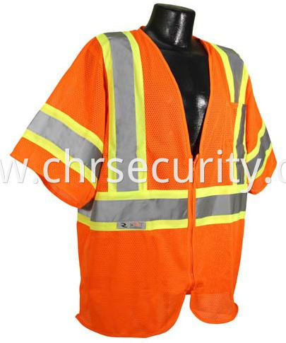 Custom short-sleeved reflective safety clothing